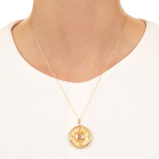 English Victorian Round Locket