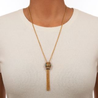 English Victorian Slide Necklace 
