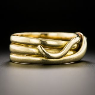 English Victorian Snake Ring, Circa 1878 