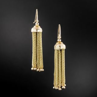 English Victorian Tassel Earrings - 2