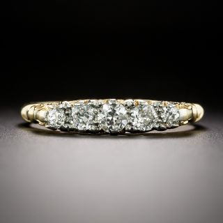 English Victorian Victorian Five-Stone Band Ring - 3