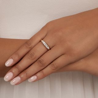 English Victorian Victorian Five-Stone Band Ring
