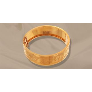 Engraved Bangle Bracelet