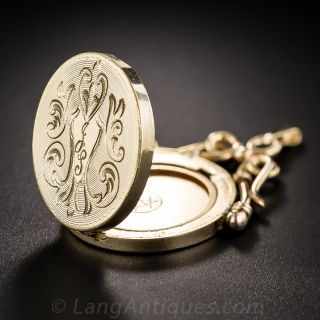 Engraved Round Locket