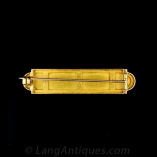 Engraved Victorian Brooch