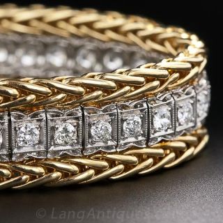 Enhanced Art Deco Line Bracelet