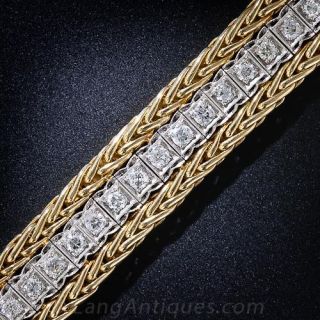 Enhanced Art Deco Line Bracelet