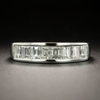 Estate 1.00 Carat Baguette Diamond Wedding Band - 2