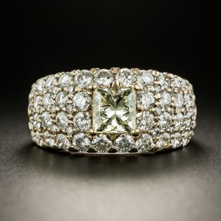 Estate 1.00 Carat Princess-Cut Diamond Ring - GIA - 2