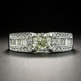 Estate 1.01 Carat Cushion-Cut Diamond Ring - GIA Q-R SI1 - 2