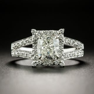 Estate 1.09 Carat Cushion-Cut Diamond Engagement Ring - 1