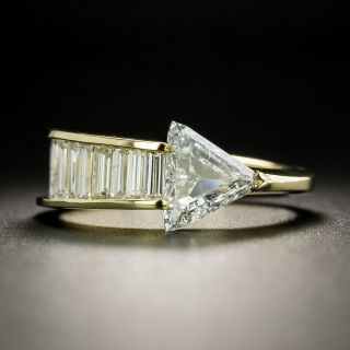 Estate 1.11 Carat Diamond Arrow Ring - GIA G SI2 - 1