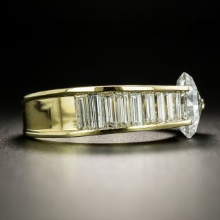 Estate 1.11 Carat Diamond Arrow Ring - GIA G SI2
