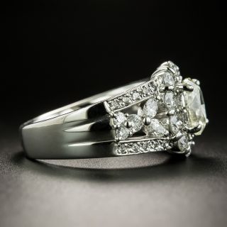Estate 1.11 Carat Oval-Cut Diamond Engagement Ring