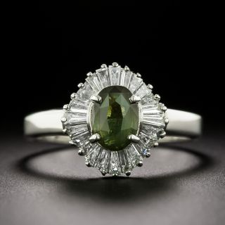 Estate 1.14 Carat Alexandrite and Diamond Ballerina Ring - 2