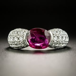 Estate 1.20 Carat Ruby and Diamond Ring - 2