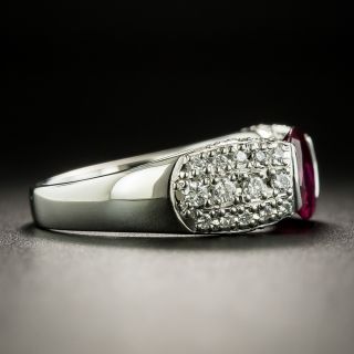 Estate 1.20 Carat Ruby and Diamond Ring