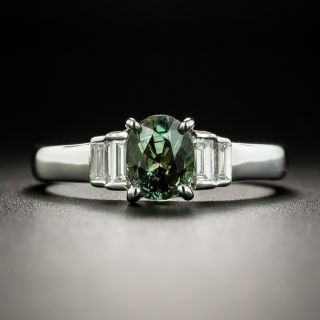 Estate 1.22 Carat Alexandrite and Diamond Ring - 2