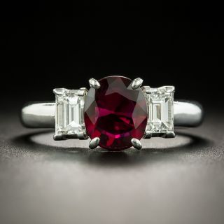 Estate 1.32 Carat Ruby and Diamond Ring - 1