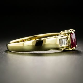 Estate 1.50 Carat Ruby and Diamond Ring