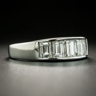 Estate 1.52 Carat Total Weight Baguette Diamond Band Ring