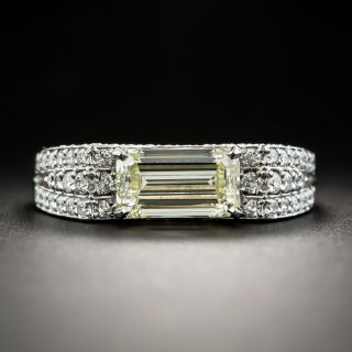 Estate 1.68 Carat Emerald-Cut Diamond Ring - GIA W-X VS1 - 1