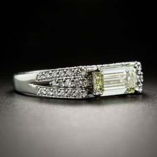 Estate 1.68 Carat Emerald-Cut Diamond Ring - GIA W-X VS1