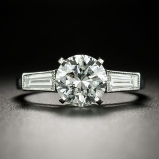 Estate 1.76 Carat Diamond Engagement Ring - GIA F VVS2 - 3