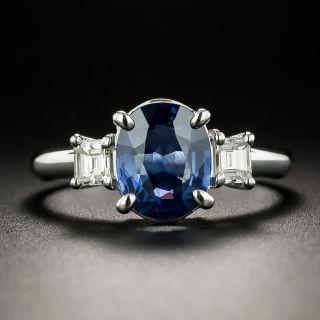 Estate 1.90 Carat Sapphire and Diamond Ring - 3