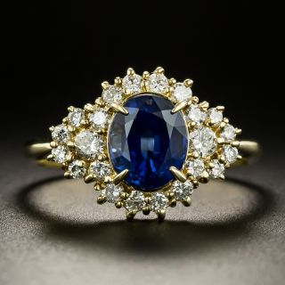 Estate 1.94 Carat Sapphire and Diamond Ring - 3
