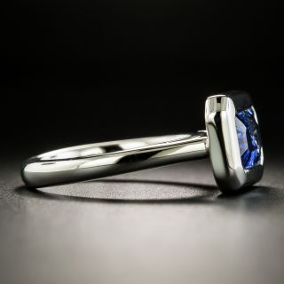 Estate 1.97 Carat Emerald-Cut Sapphire Ring