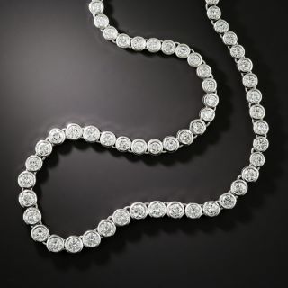 Estate 10.00 Carat Diamond Rivière Necklace - 3