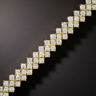 Estate 11.00 Carat Total Weight Diamond Bracelet - 2