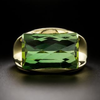 Estate 11.00 Carat Tourmaline 18K Ring, Italian - 4