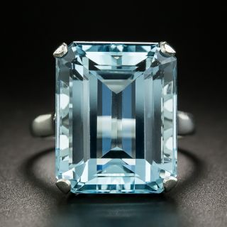 Estate 12.5 Carat Aquamarine Ring - 2