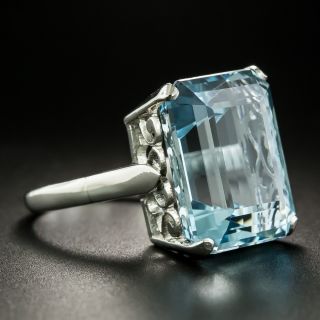 Estate 12.5 Carat Aquamarine Ring