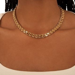Estate 14K Double Curb Link Chain