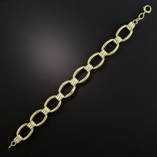 Estate 14K Fancy Link Bracelet