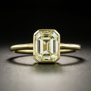 Estate 2.00 Carat Emerald-Cut Diamond Engagement Ring - 2