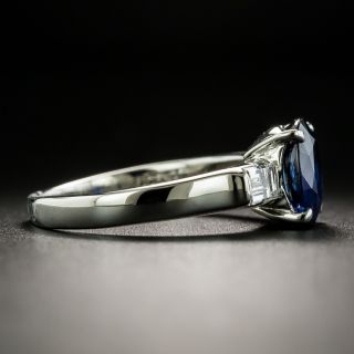 Estate 2.00 Carat No-Heat Sapphire and Diamond Ring