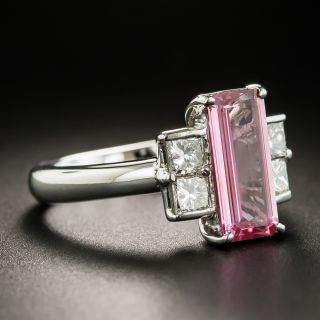 Estate 2.00 Carat Pink Sapphire and Diamond Ring