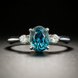 Estate 2.03 Carat Zircon and Diamond Ring - 2