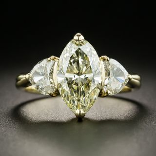 Estate 2.25 Carat Marquise Diamond Ring - 1