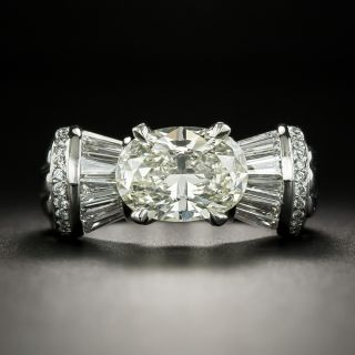 Estate 2.41 Carat Oval-Cut Diamond Ring - 2