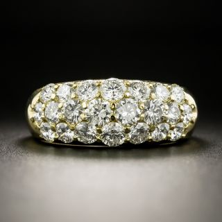 Estate 2.52 Carat Diamond Three-Row Ring - 3