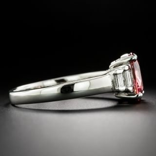 Estate 2.56 Carat No-Heat Padparadscha Sapphire Ring - GIA 