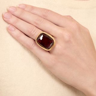 Estate 25.00 Carat Garnet Ring by Pomellato