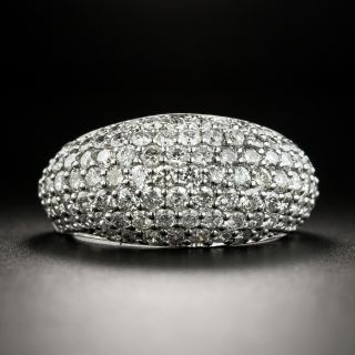 Estate 3.00 Carat Diamond Pavé Dome Ring - 3