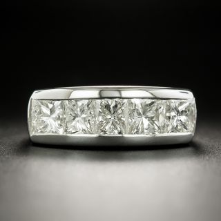 Estate 3.04 Carat Princess-Cut Diamond Band - 3