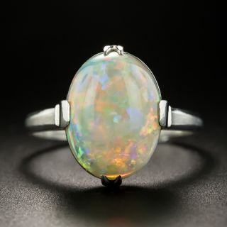 Estate 3.25 Carat Opal Cabochon Ring - 2